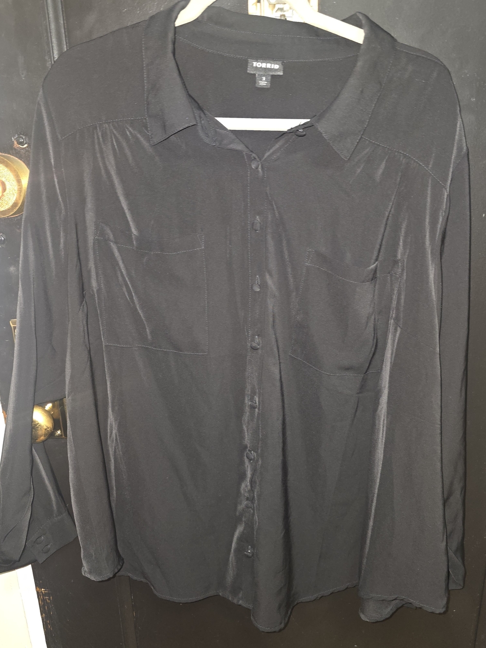 Black Torrid Blouse, Quietly Judging Everyone 🖤